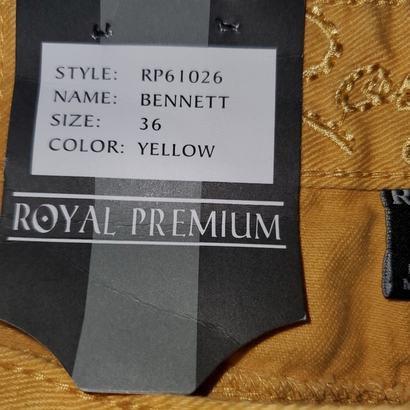 Royal premium yellow shorts - Picture 4 of 5